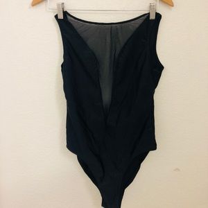 Black American Apparel One Piece Swimsuit SZ L